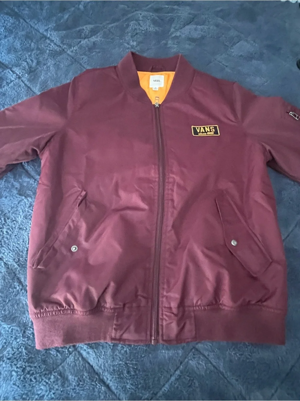 Vans women’s Maroon Bomber Jacket